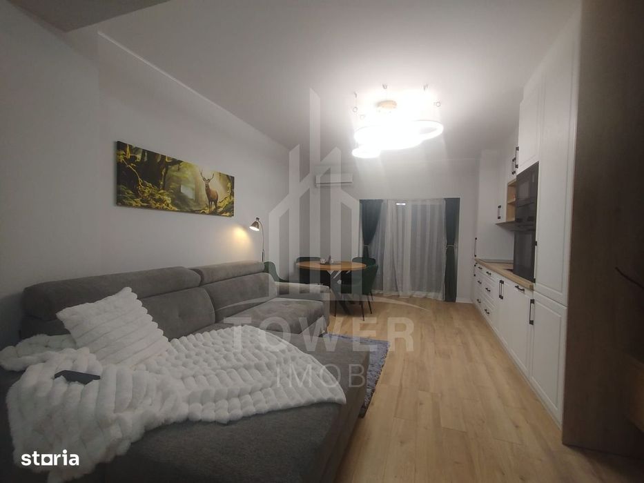 Apartament modern de închiriat, cu balcon și loc de parcare