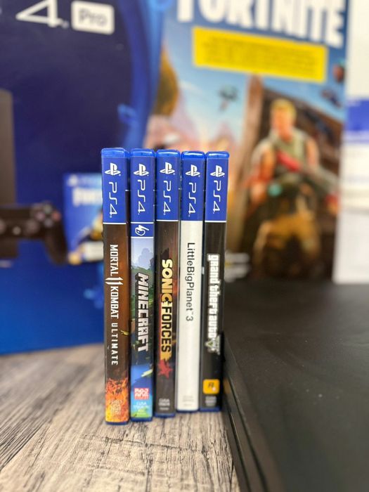 ps4 pro, 1 тб, состояние идеальное