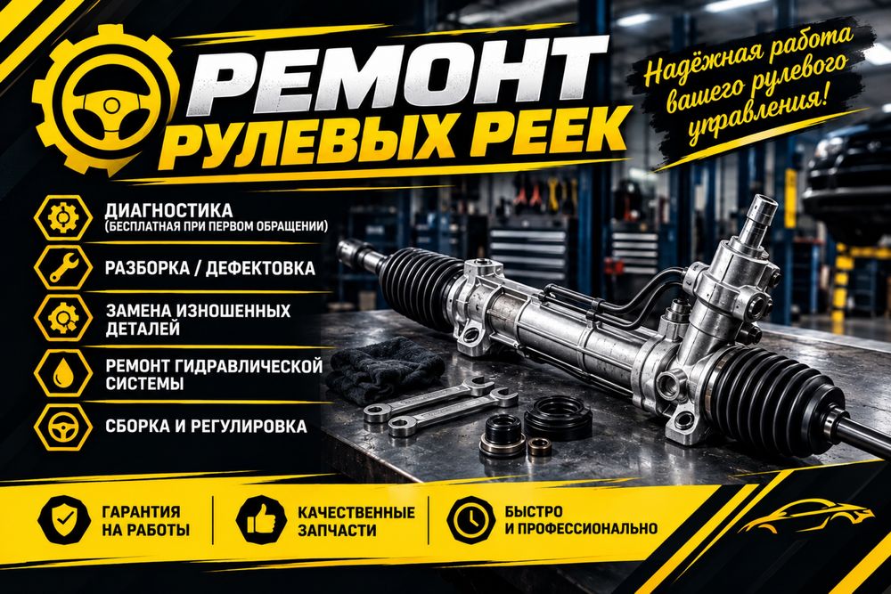 Ремонт рулевых реек