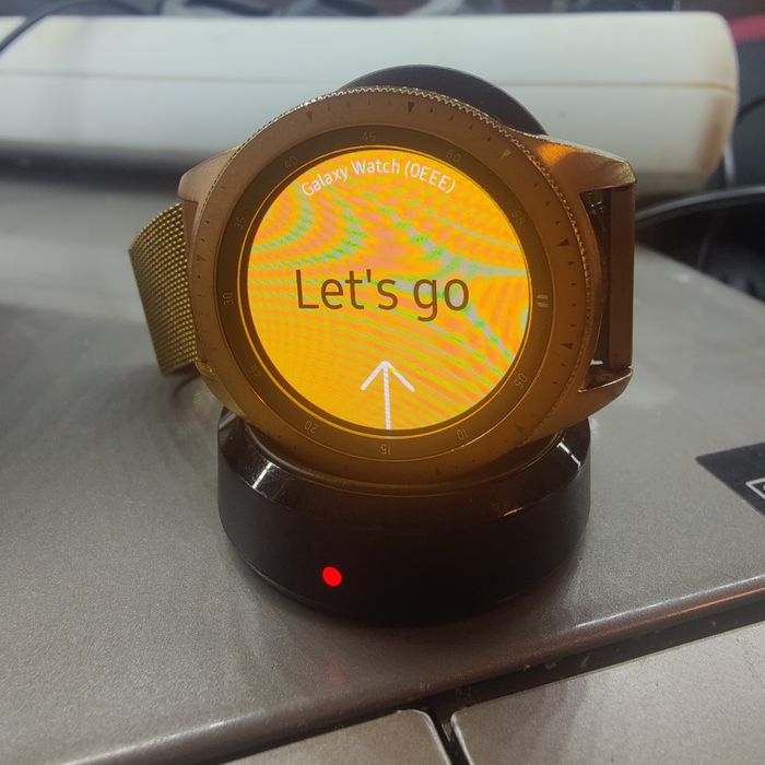 Ceas de damă Samsung Galaxy Watch Smartwatch Auriu Gold Rose Roz