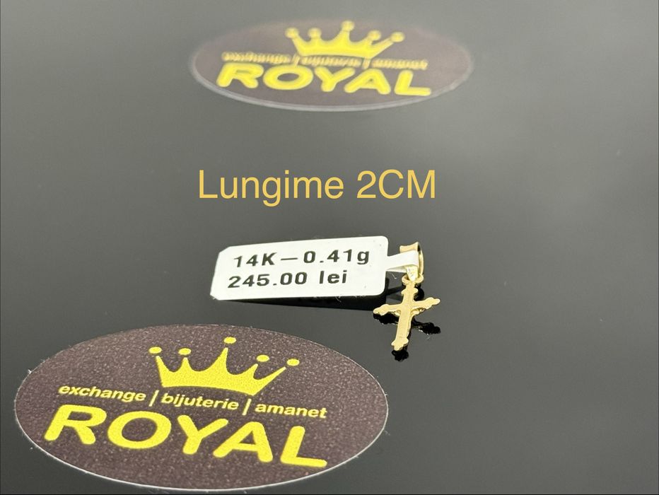 Bijuteria ROYAL : Pandantiv AUR 14K NOU / 0.41 GR