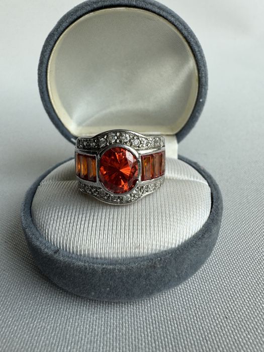 Inel din argint si cubic zirconia