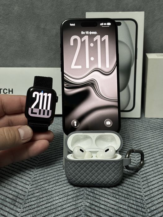 iPhone 15 AirPods Pro 2nd Apple Watch