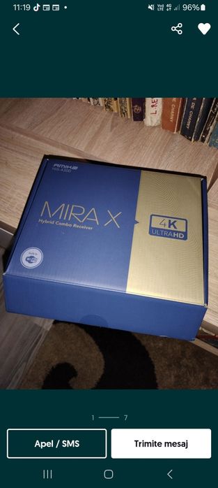 Vând  receiver /receptor /tuner tv/decodor  Zgemma H9 S 4k