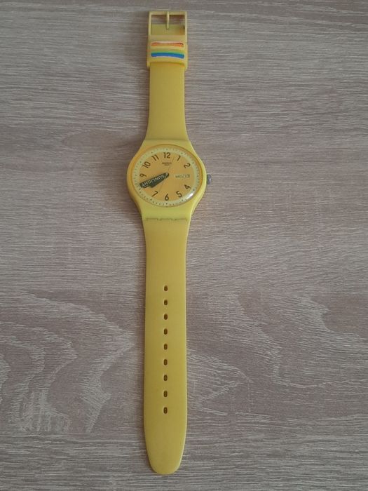 Ceas Swatch Proudly Yellow (cod model: SO29J702)