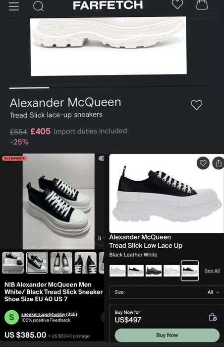 Оригинални обувки Alexander Mcqueen