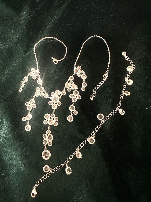 Set colier si bratara elegant / mireasa