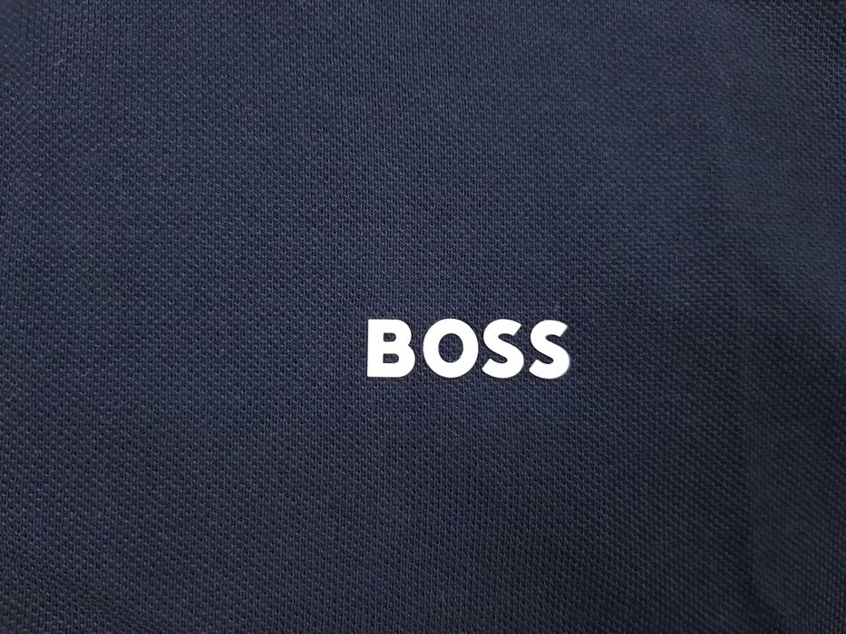 Hugo Boss Parloy190 - Оригинална мъжка тениска с яка размер XL