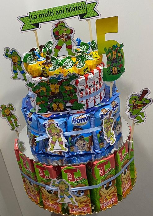 Torturi Personalizate din Dulciuri Ambalate