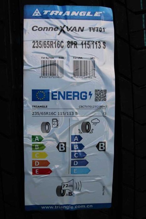 Anvelope vara noi 235/65R16C, 115/113S, 8PR, Triangle