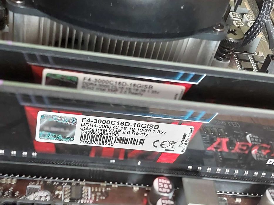 Ryzen 5 2600 + MSI B450M Pro Vdh Max + 16GB 3000Mhz G.Skill Aegis