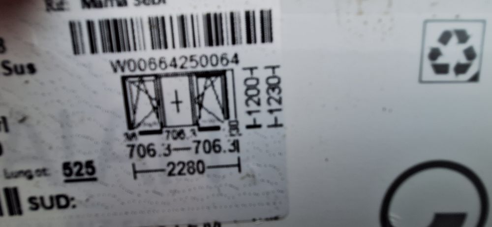 Tâmplărie pvc.cu geam termopan