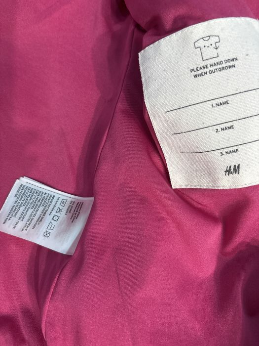 Geaca fete h&m culoare roz masura 110/116