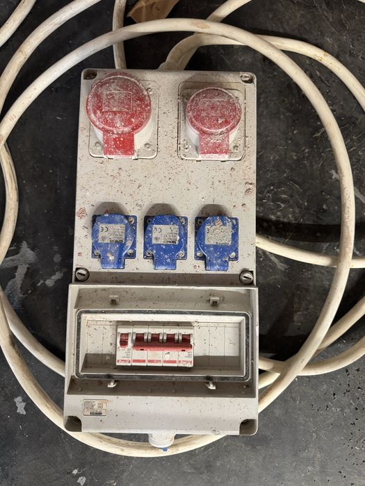 Tablou electric șantier trifazic Gewiss 400V + 230V, complet