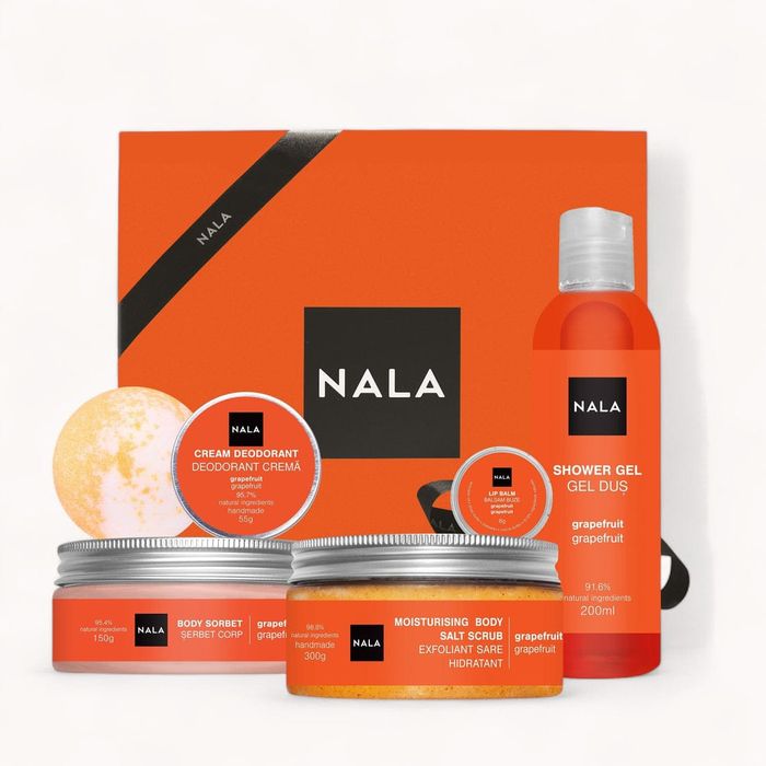 Set Nala  Hidratare și Exfoliere - Grapefruit