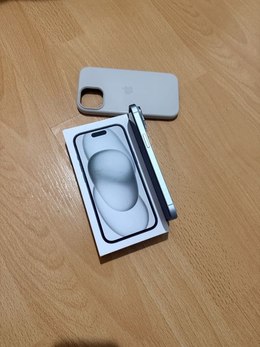 iPhone 15 Baby Blue Titanium 5G,impecabil,Liber De Retea,17 Pro,16 Pro
