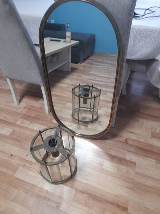 Старо ретро огледало и абажур