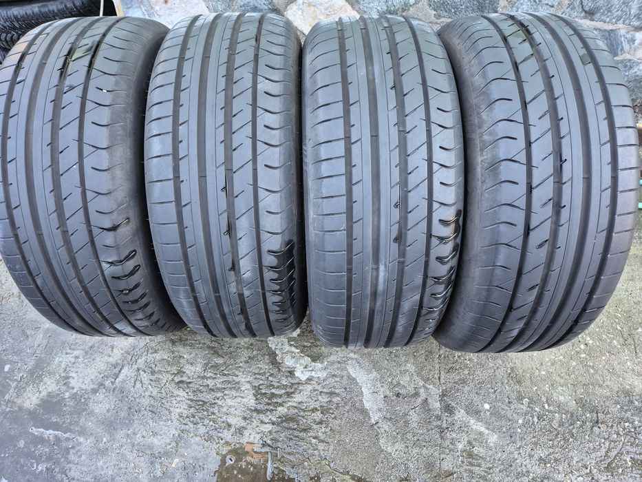 4бр летни гуми дънлоп 235-55-17/ 2024/ 6.5мм грайфер/