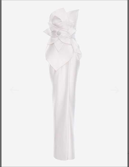 Rochie alba Acob à porter