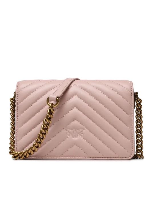Дамска чанта Pinko  Love Click Classic 08Q Цвят пудра