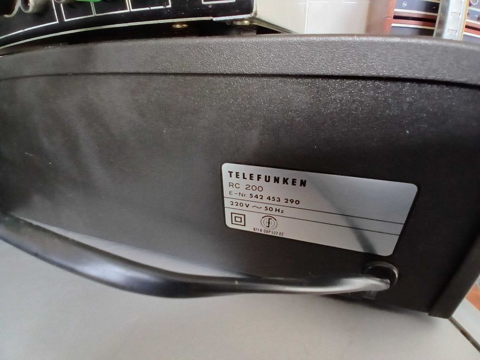 telefunken rc200 (deck caseta) made in germany