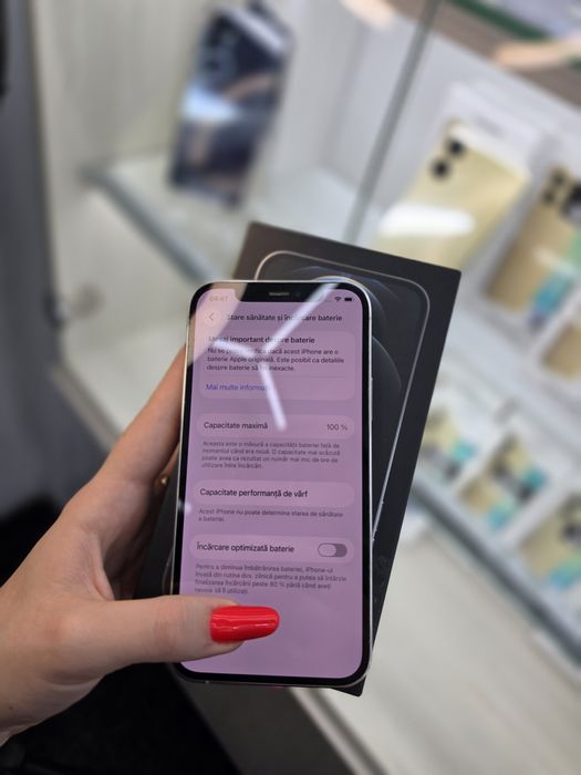 Humor GSM ofera spre vanzare - iPhone 12 Pro / 128 GB / 100% Sanatate Baterie / Garantie / Rate
