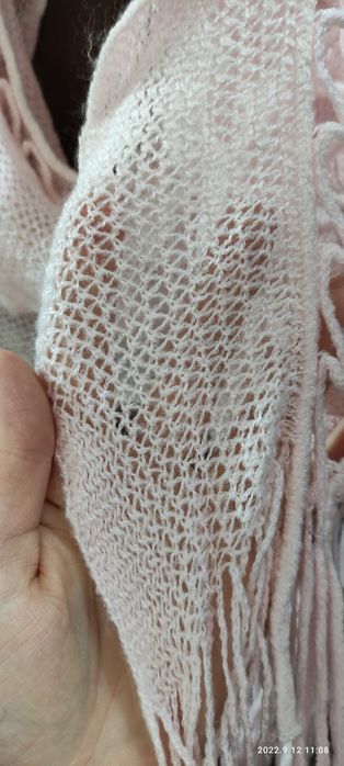 Шарф женский вязаный