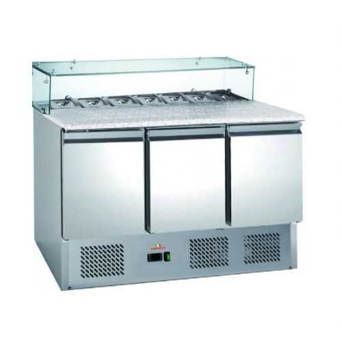 Green Frost PS903GT-Masa pizza 3 usi (1365 x 700 x 1080h mm)