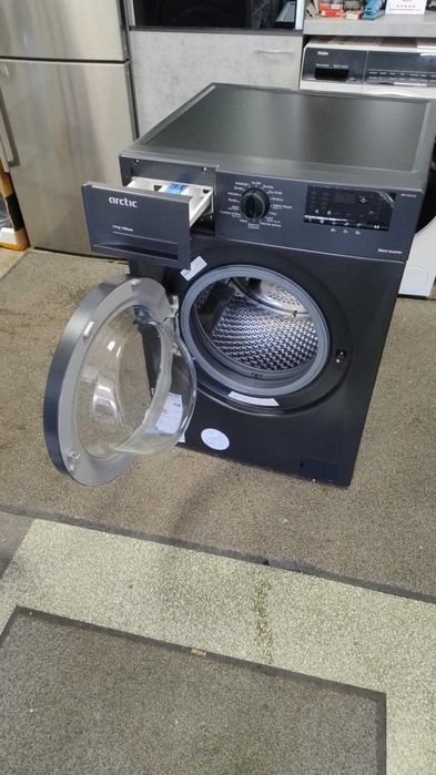 A+++ Черна Пералня машина Arctic-Беко 9 кг 1200 об/мин Inverter Motor