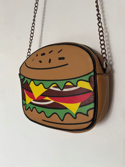 Geanta cu imprimeu de burger