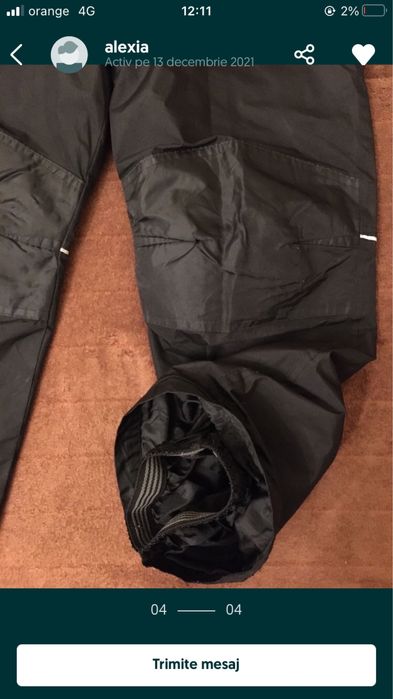 Pantaloni din fas iarna 7-8ani