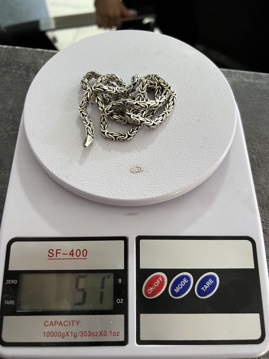 Серебрянная цепочка мужской