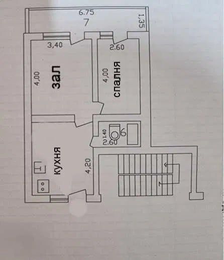 Яшнобад 2³/3/4. 50м². Меб+тех. Галерейка.Z