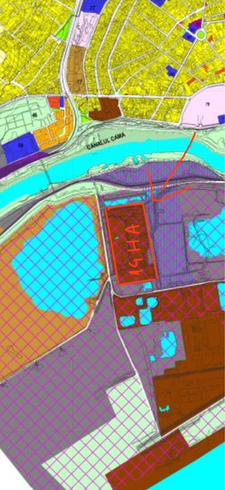 teren 14,3 ha industrial intravilan park fotovoltaic stocare energie