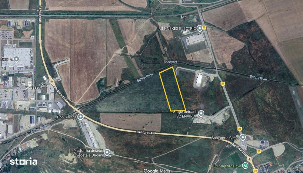 Teren intravilan - Parc Industrial Miroslava  - Comision 0%