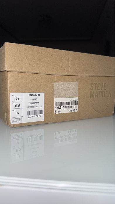 Токчета STEVE MADDEN Klassy-R silver