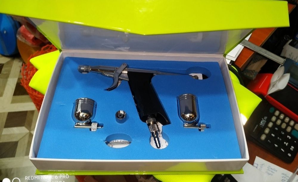 Аэрограф распылитель краски пульверизатор краскопульт airbrush айрогрф