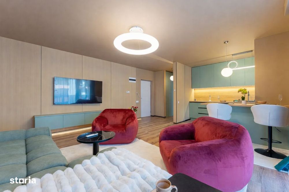 Apartament cu 2 camere, mobilat si utilat modern, Intre Lacuri