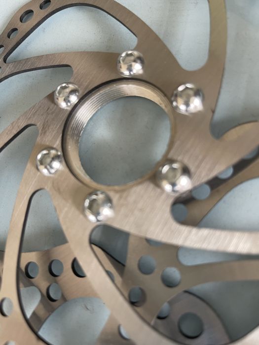 Диск с главина на резба 160мм за велосипед