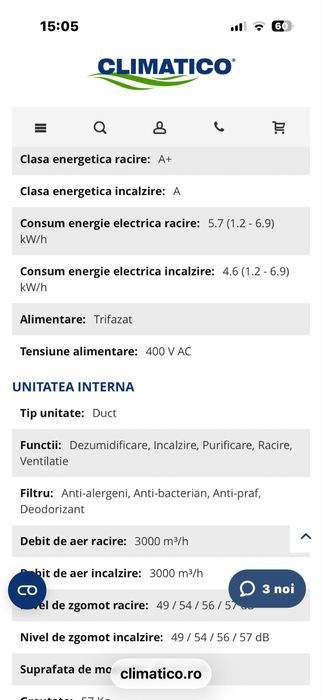 Vand invertor caldura si aer conditionat