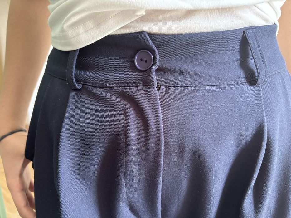 Брюки классический тёмүа синий