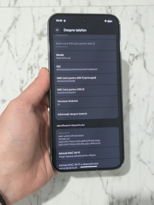 Vand/schimb Google Pixel 10 Pro XL 256gb