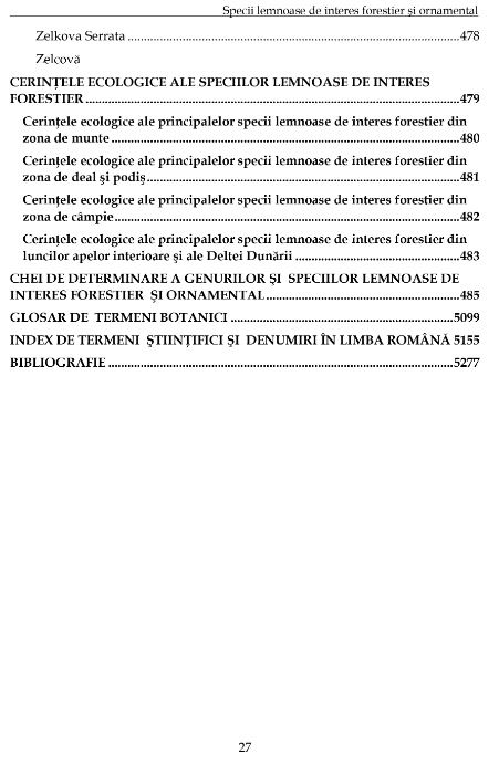 Carte Dendrologie 2016. Specii lemnoase de interes forestier ...