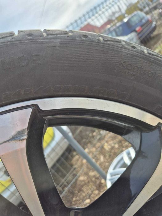 Set Jante aliaj 5x115 cu anvelope vara 245/45 r18 8j et 48  Latitude