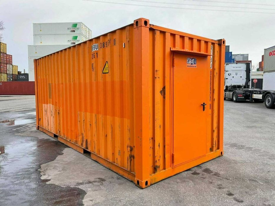 Container de construcții folosit, de 6 metri