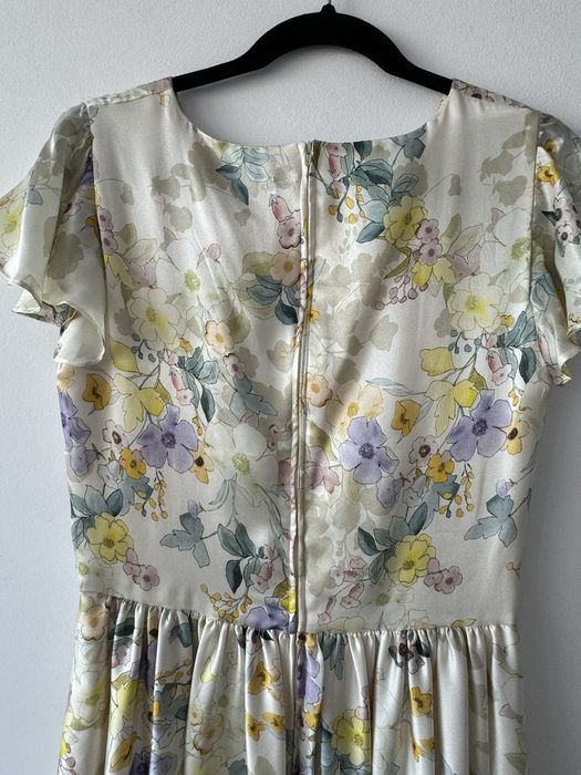 Rochie matase floral 40