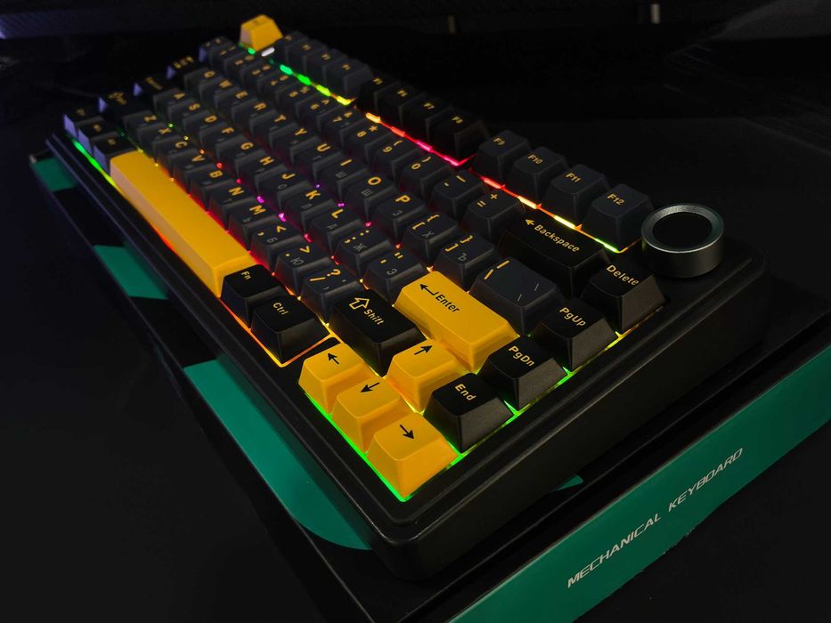 Компактная Механическая клавиатура: AULA F75 (Gasket Mount, 3 Режима)