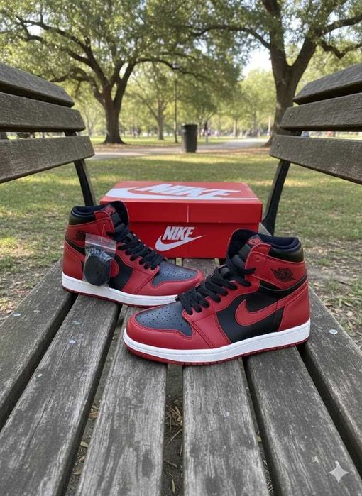 Jordan 1 High Varsity Red - Adidasi fete baieti