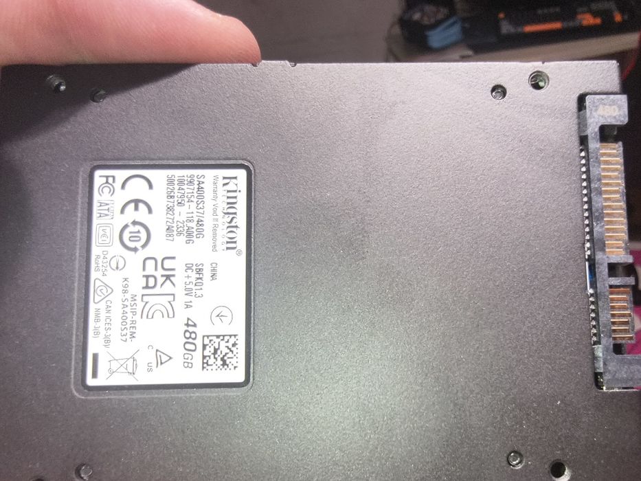 Ssd Kingston 480GB fosit 24 zile , impecabil .
