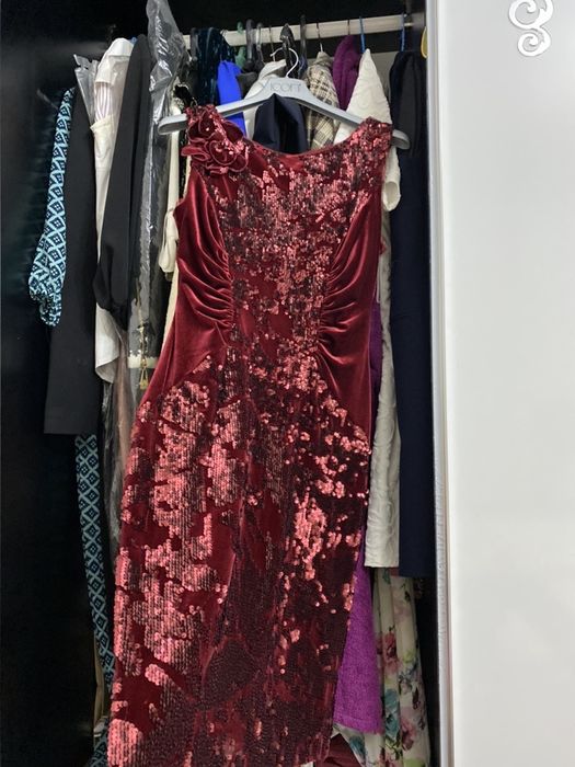 Шифоновое платье длинное